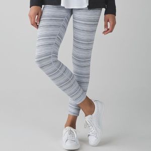 Lululemon High Times Cyber White Stripe
